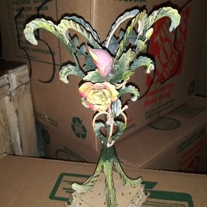 Vintage metal candleholder